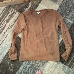 brown sweater